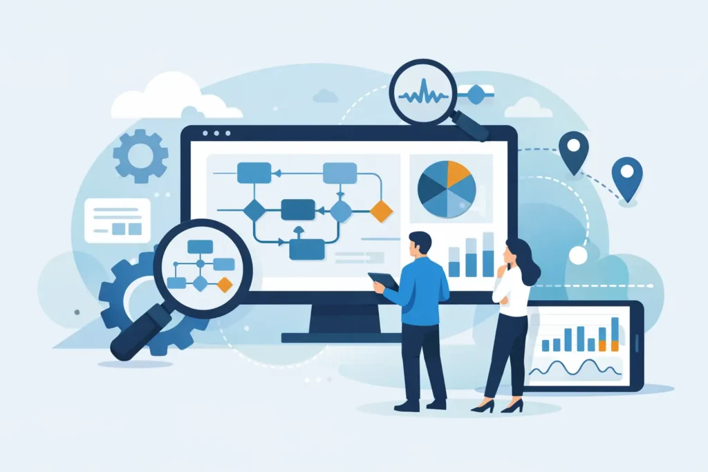 Betriebsabläufe mit Software digital analysieren