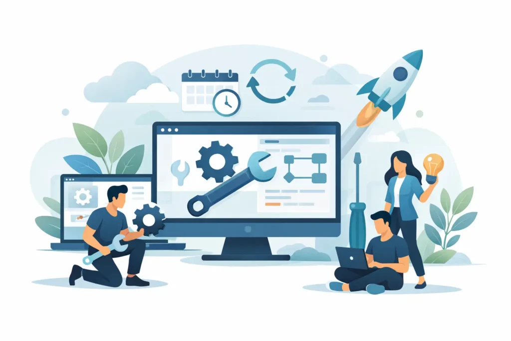 Software Wartung und Weiterentwicklung planen