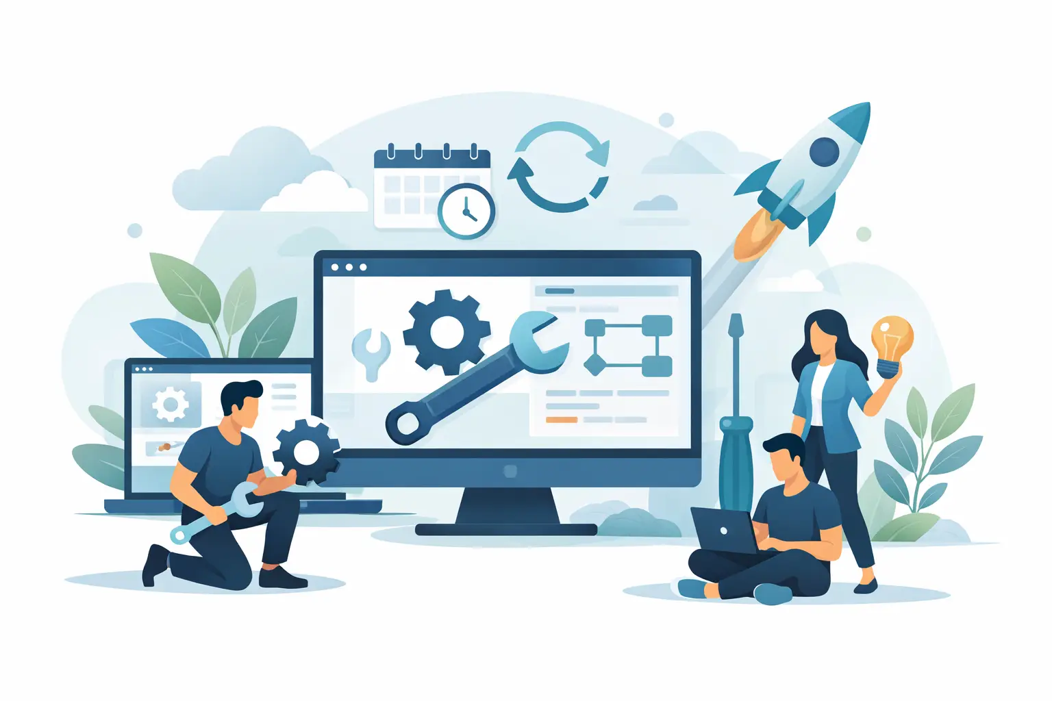 Software Wartung und Weiterentwicklung planen